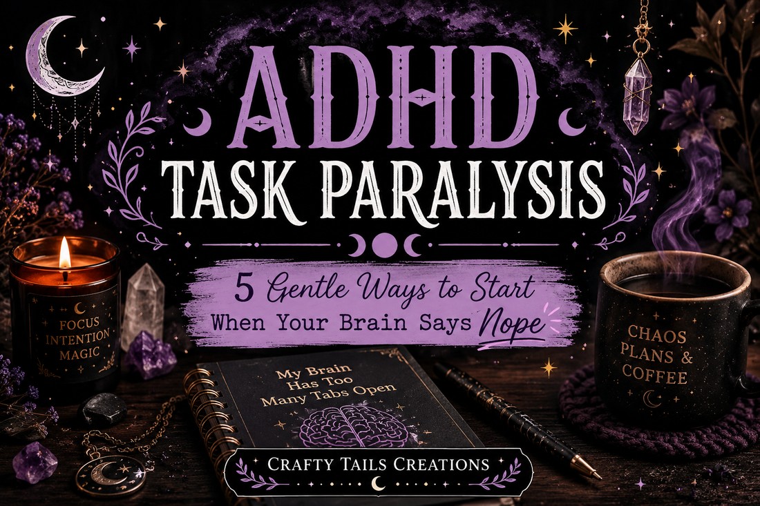 ADHD Task Paralysis: 5 Gentle Ways to Start When Your Brain Says Nope