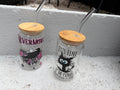 Gothic & Sassy Iced Coffee Glass Cans – "Nevermore" & "It's Fine" Styles