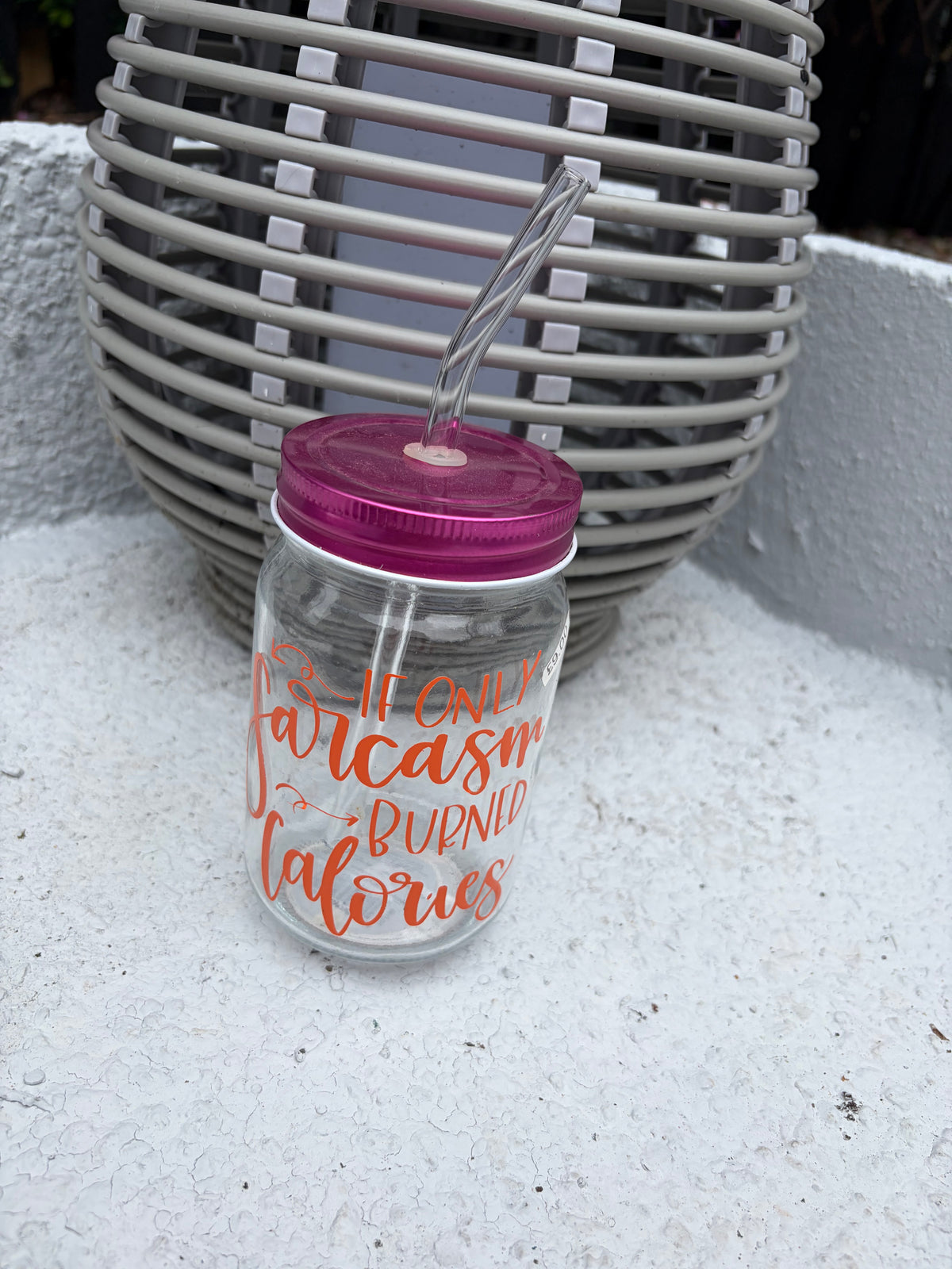 Sassy & Cute Glass Mason Jars – 3 Unique Designs with Lids & Straws
