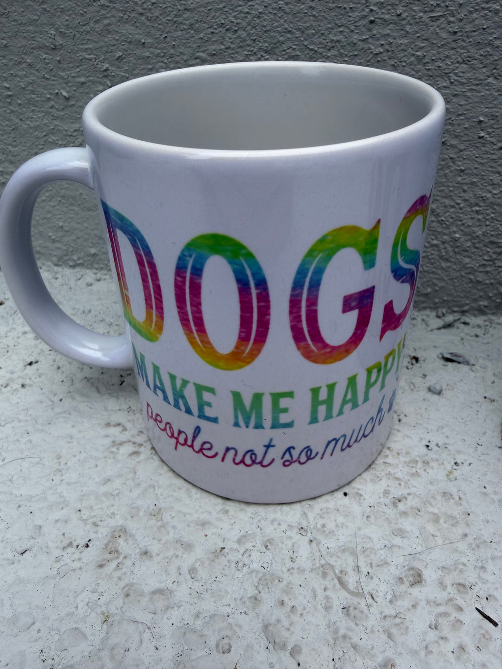 Him & Her Set of 2 "Dogs Make Me Happy" Mugs – Sassy Dog Lover Gift