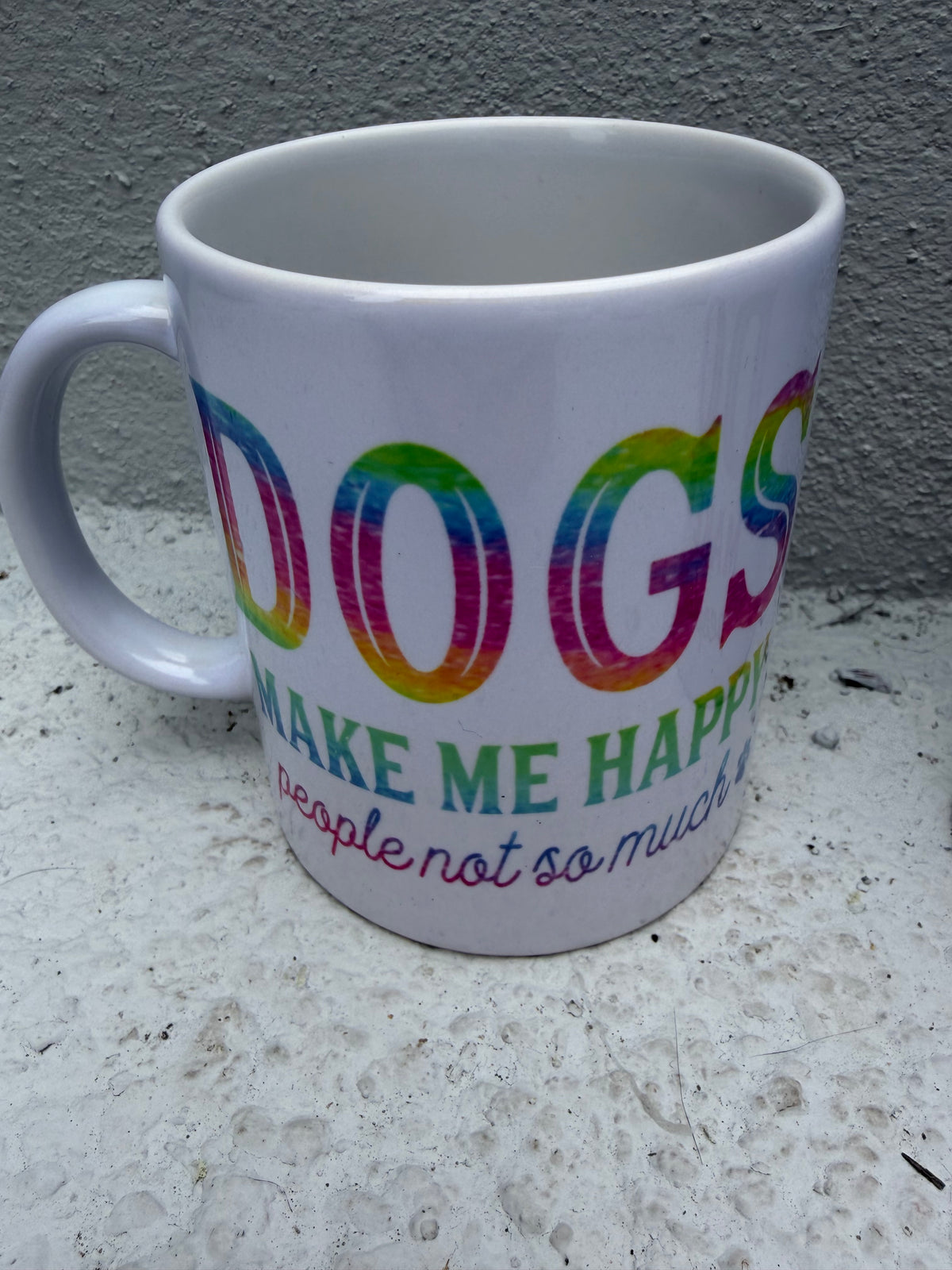 Him & Her Set of 2 "Dogs Make Me Happy" Mugs – Sassy Dog Lover Gift